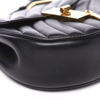 Chloe Calfskin Quilted Nano Drew Bijou Shoulder Bag Black 6 of 10