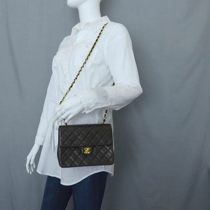 Chanel Lambskin Quilted Mini Flap Brown 2 of 12