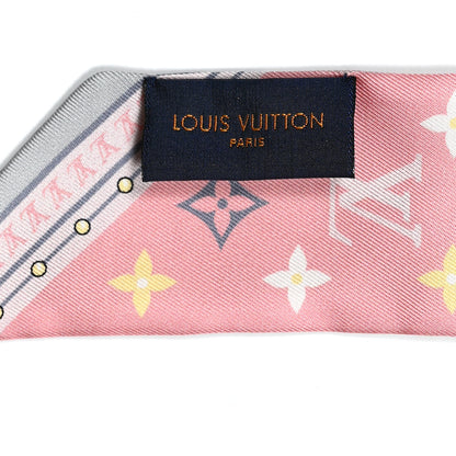 Louis Vuitton Silk Monogram Flowers Forever Bandeau Rose Clair 3 of 3