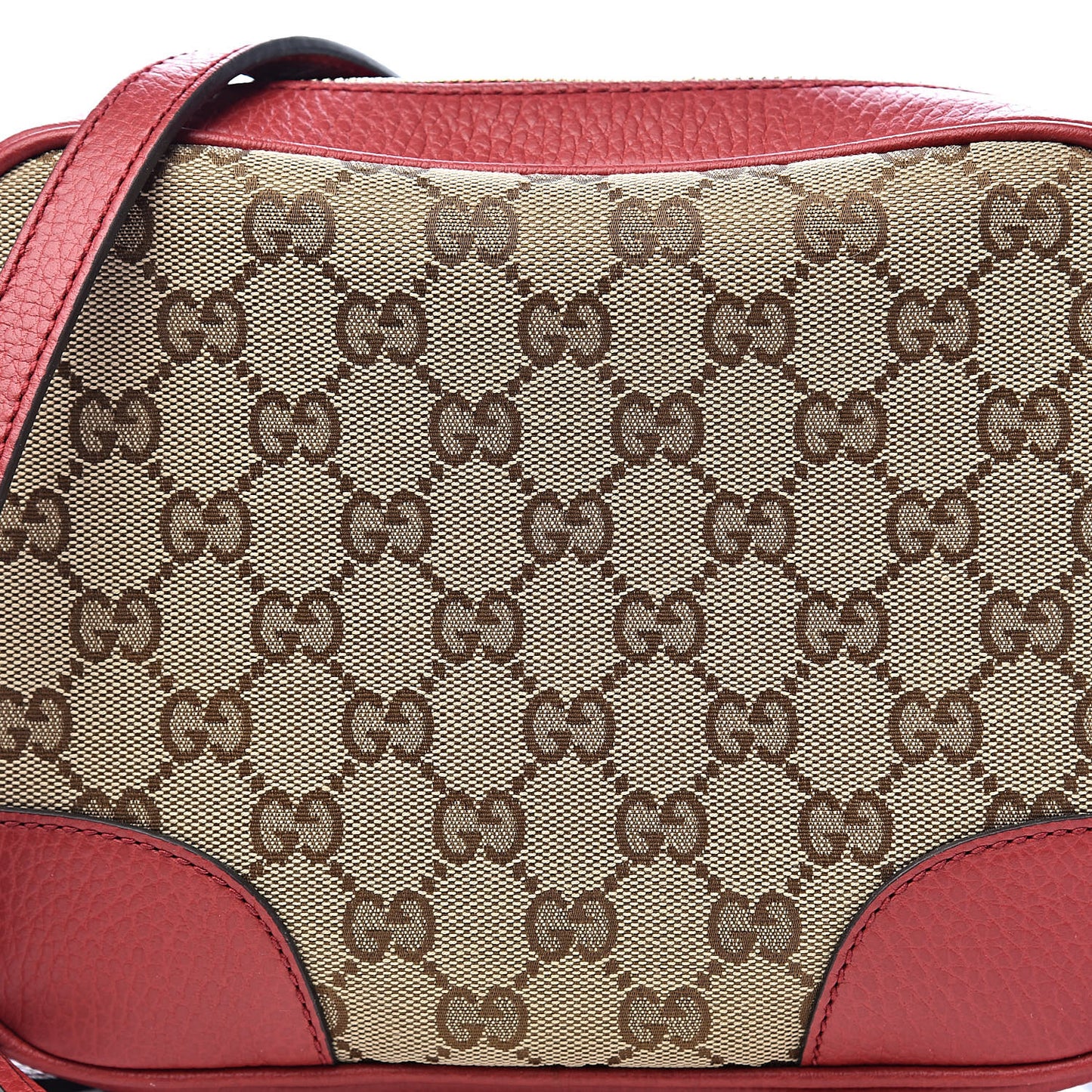 Monogram Mini Bree Messenger Bag Red