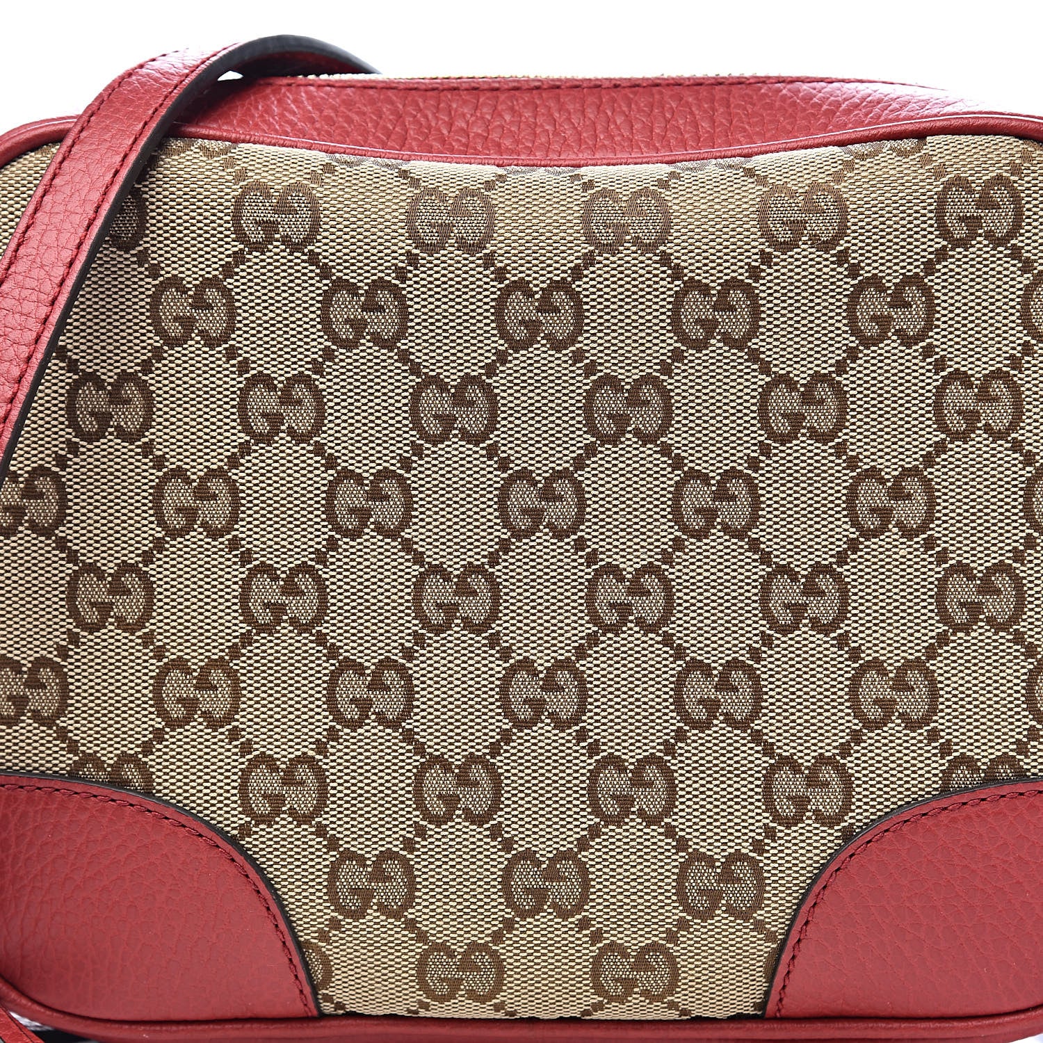 Gucci Monogram Mini Bree Messenger Bag Red 10 of 10