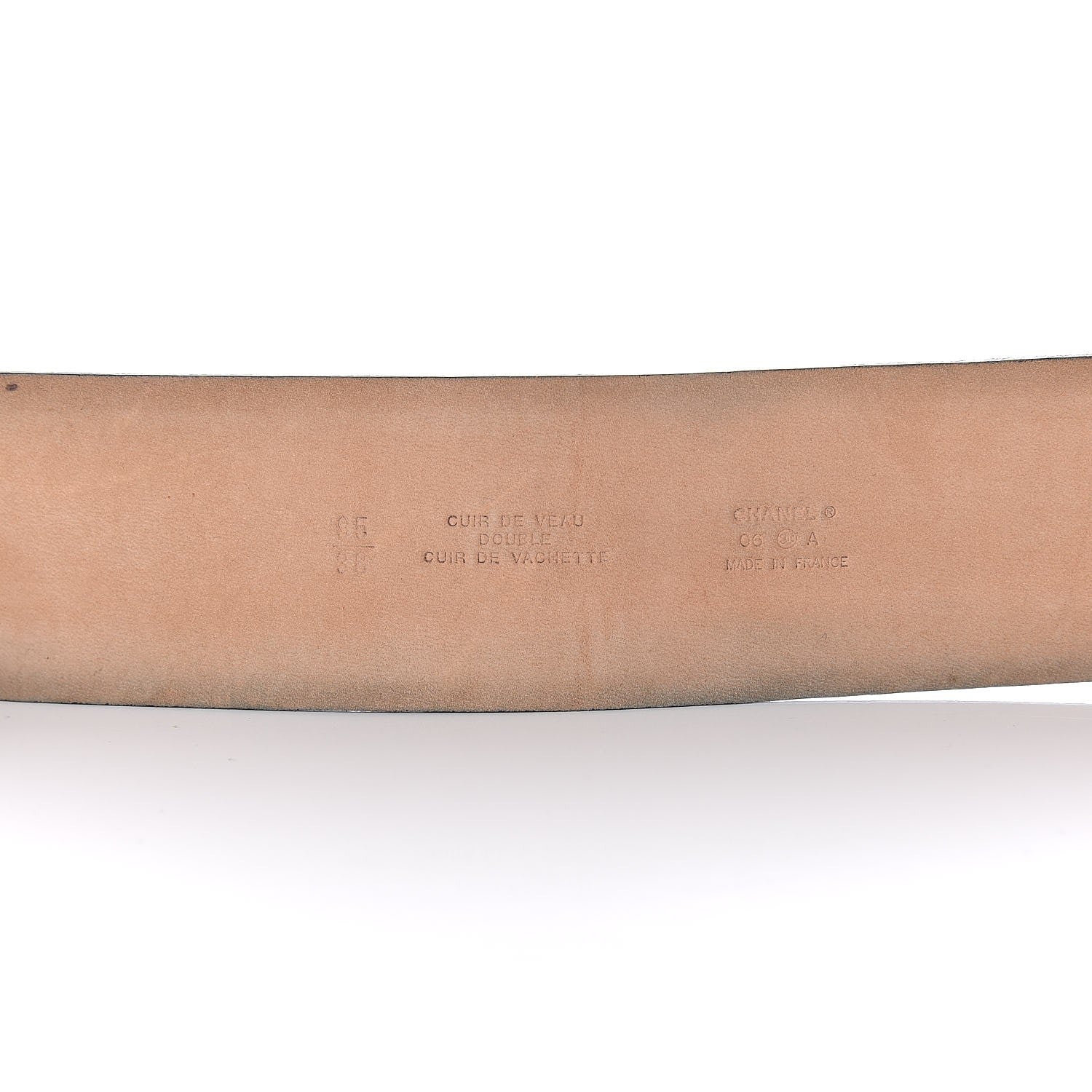 Chanel Calfskin CC Belt 95 38 Black 7 of 21