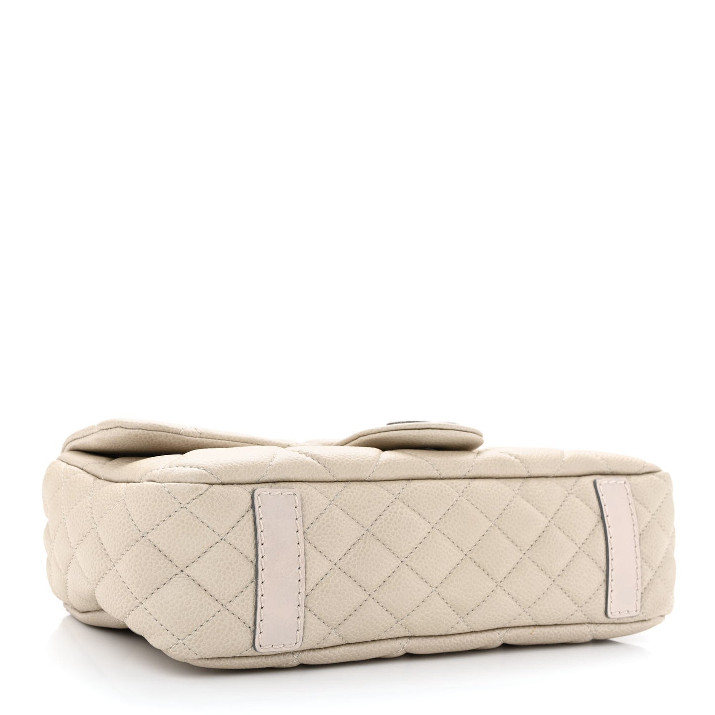 Caviar Quilted Coco Casual Flap Ivory