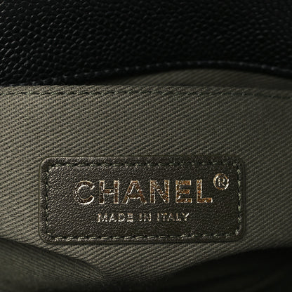 Chanel Caviar Quilted Medium Boy Flap Black 6 of 11