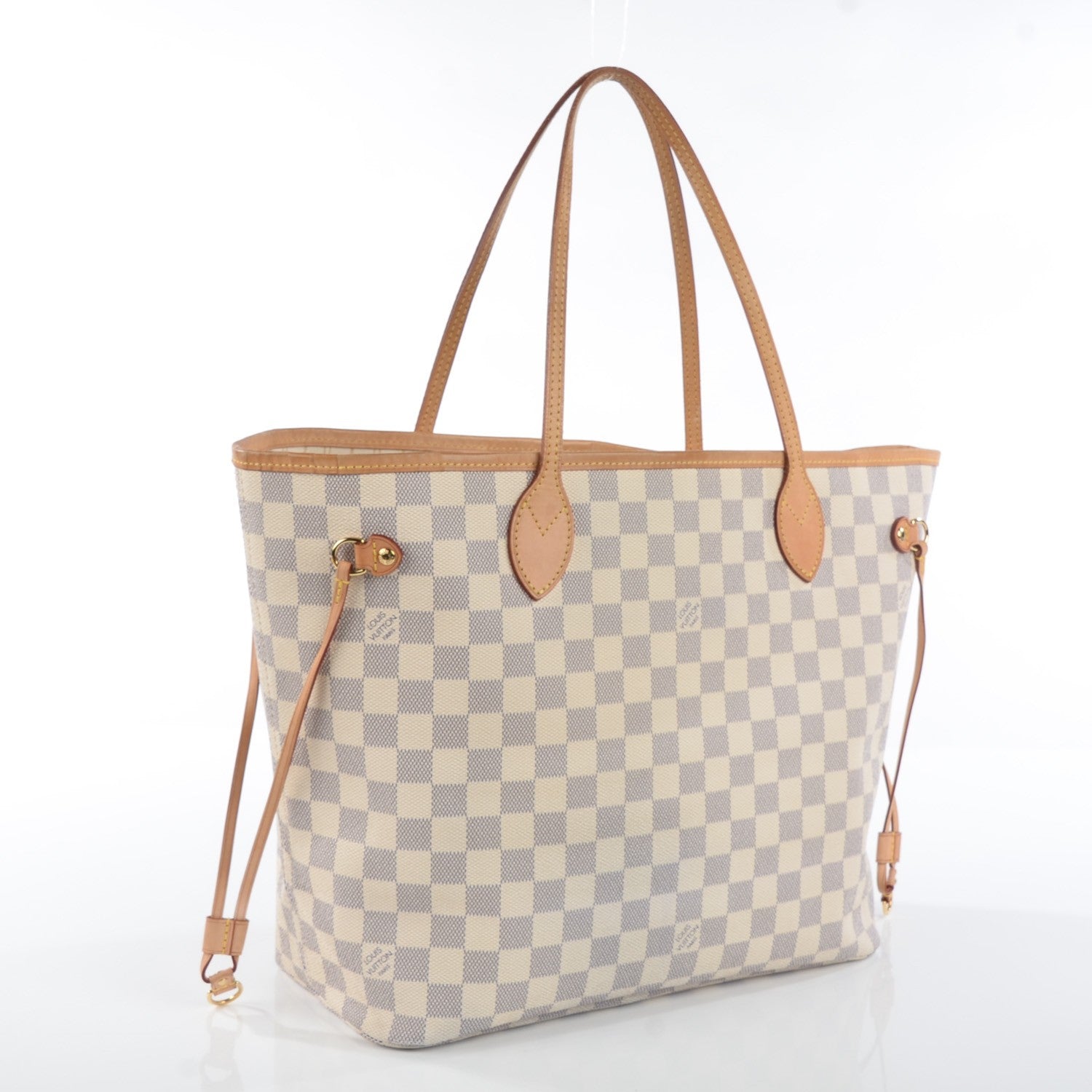 Louis Vuitton Damier Azur Neverfull MM 3 of 8