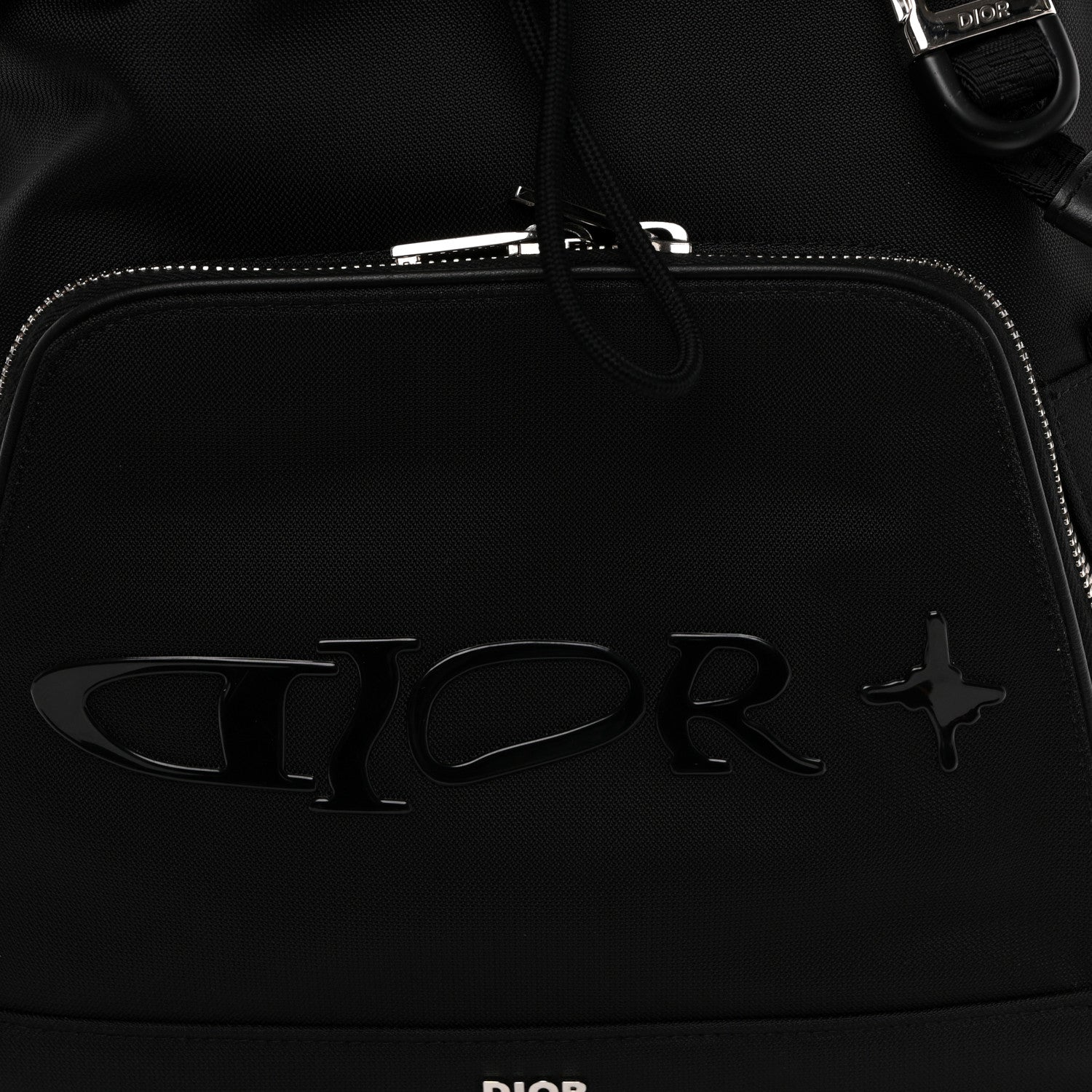 Christian Dior x Lewis Hamilton Nylon 8 Backpack Black 8 of 10