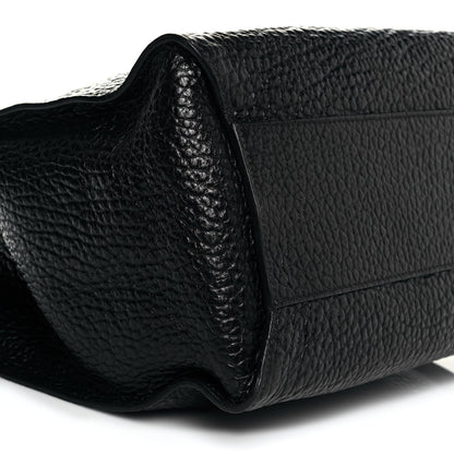 Burberry Signature Grain Medium Woodbury Tote Black 9 of 10