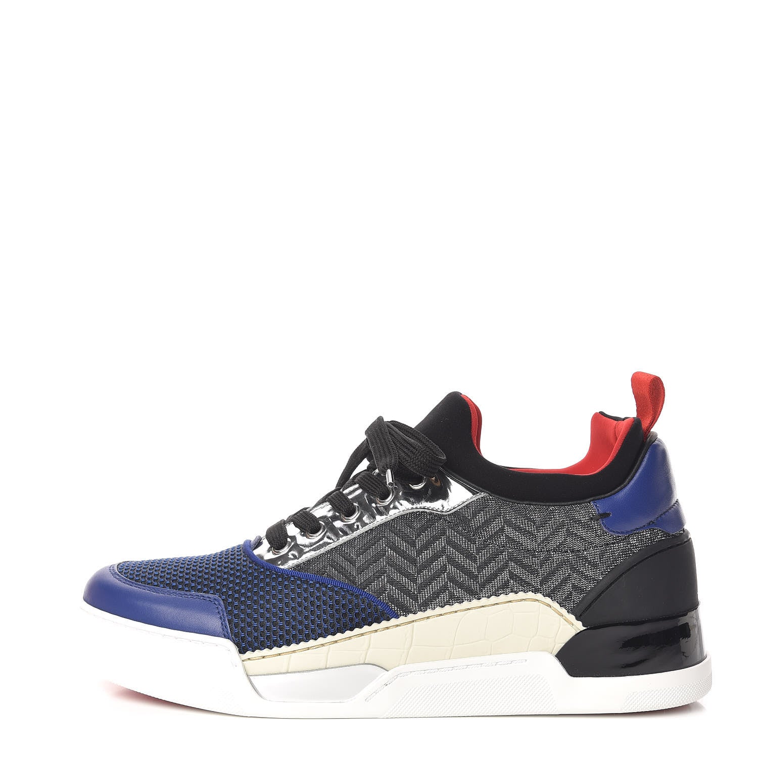 Christian Louboutin Calfskin Mesh Mens Aurelien Flat Sneakers 41 Multi 1 of 11