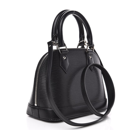 Louis Vuitton Epi Alma BB Black 3 of 8
