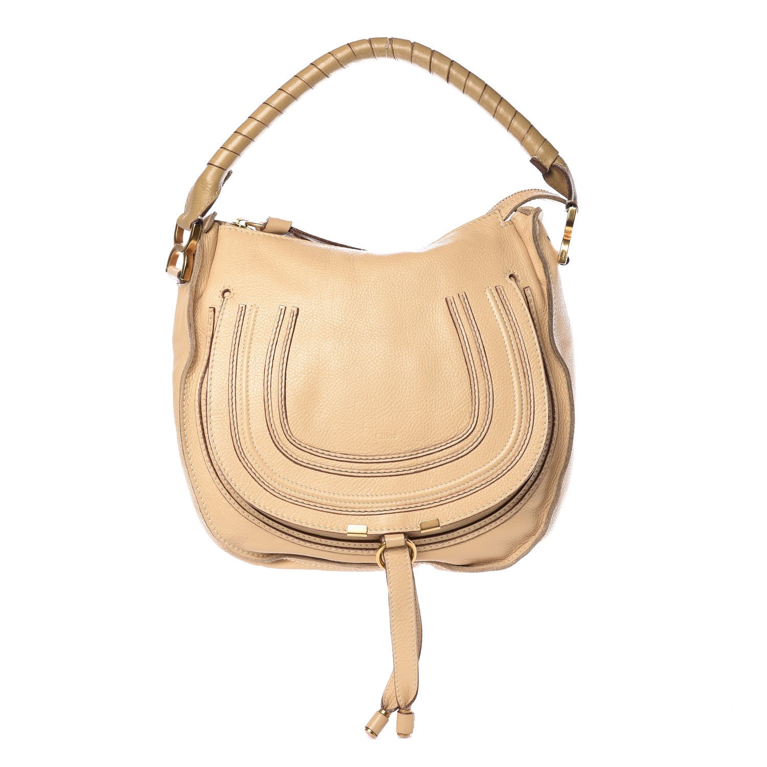Chloe Calfskin Medium Marcie Hobo Beige 1 of 15