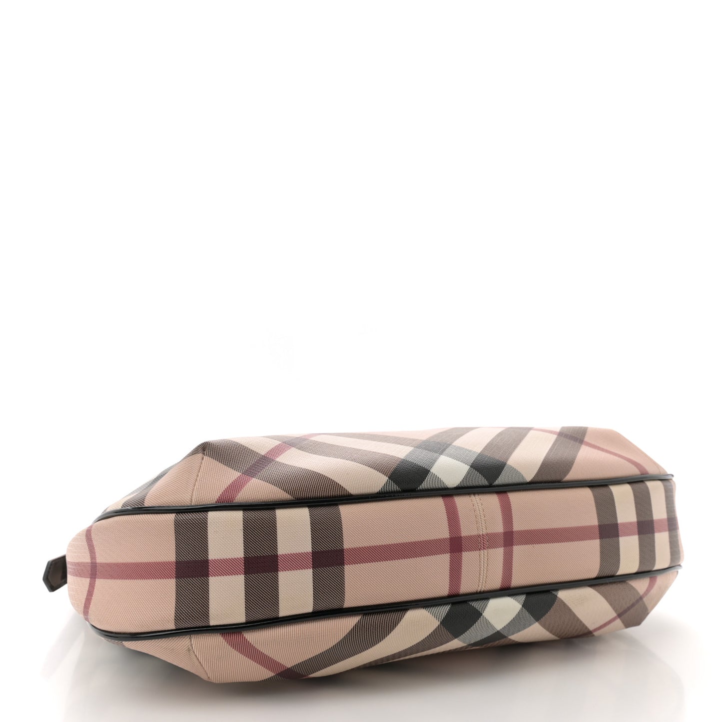 Patent Nova Check Small Barton Hobo Black