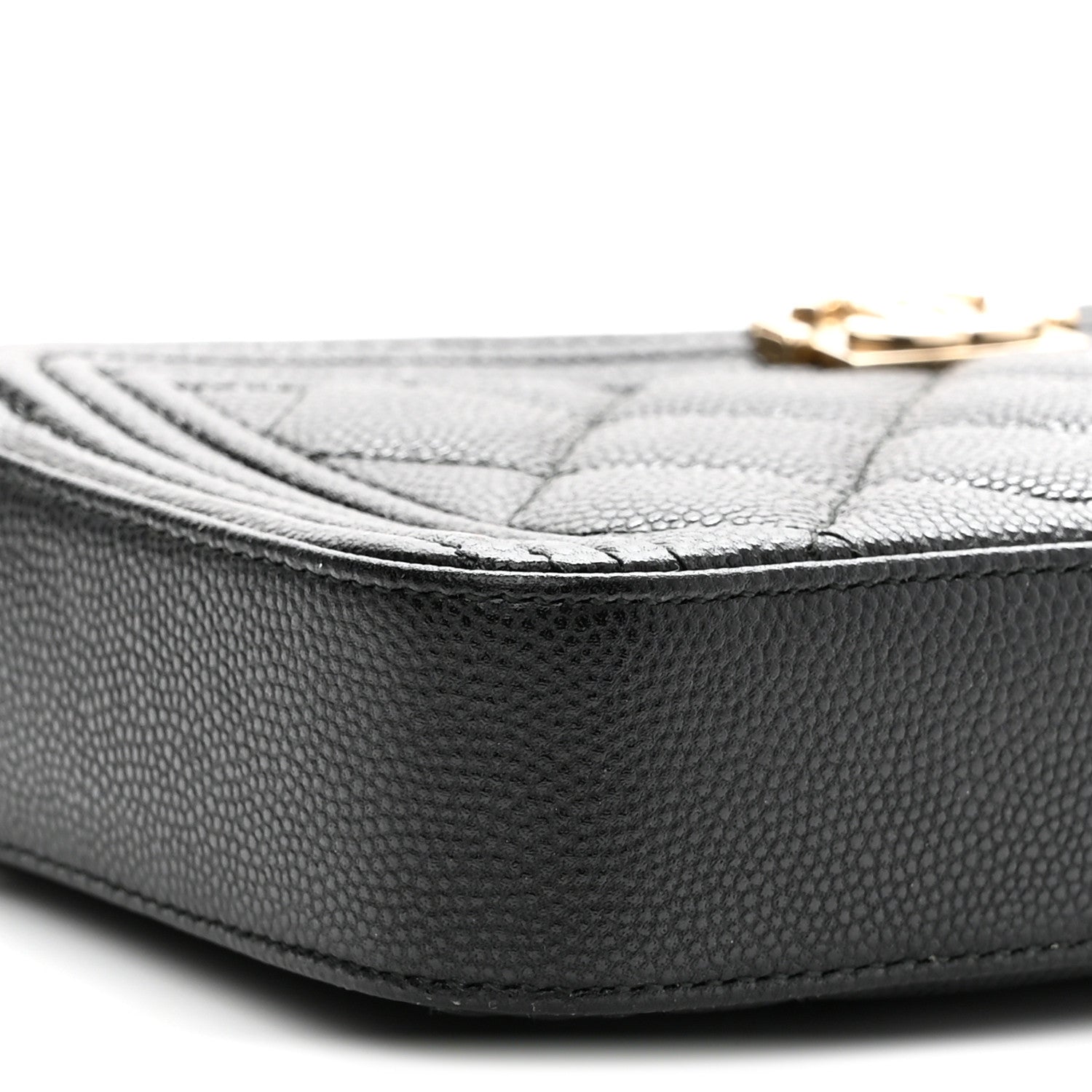 Chanel Caviar Quilted Small Boy Clutch With Chain Black 10 of 11