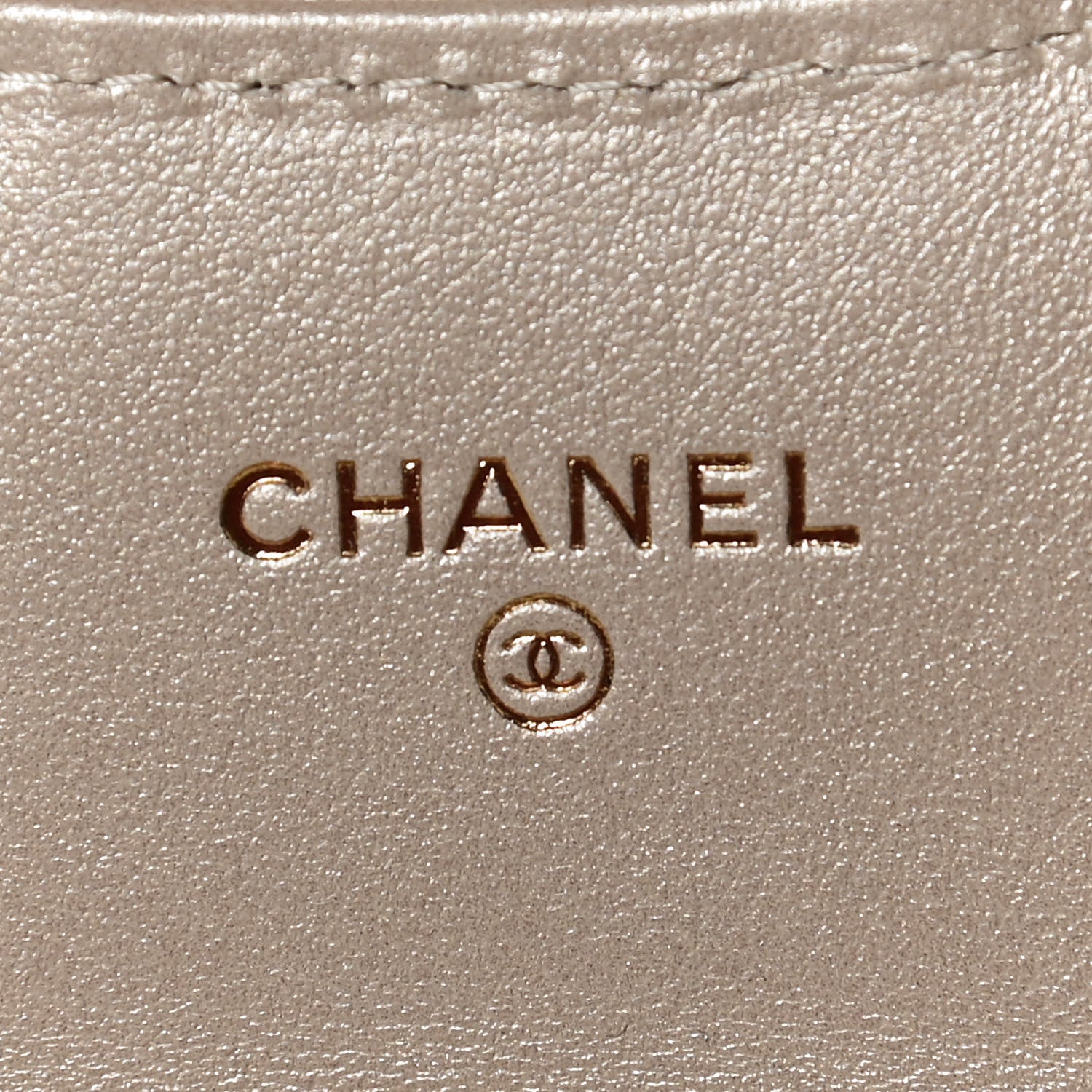 Chanel Metallic Lambskin Quilted Belt Bag Gold 9 of 12