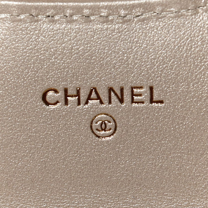 Chanel Metallic Lambskin Quilted Belt Bag Gold 9 of 12
