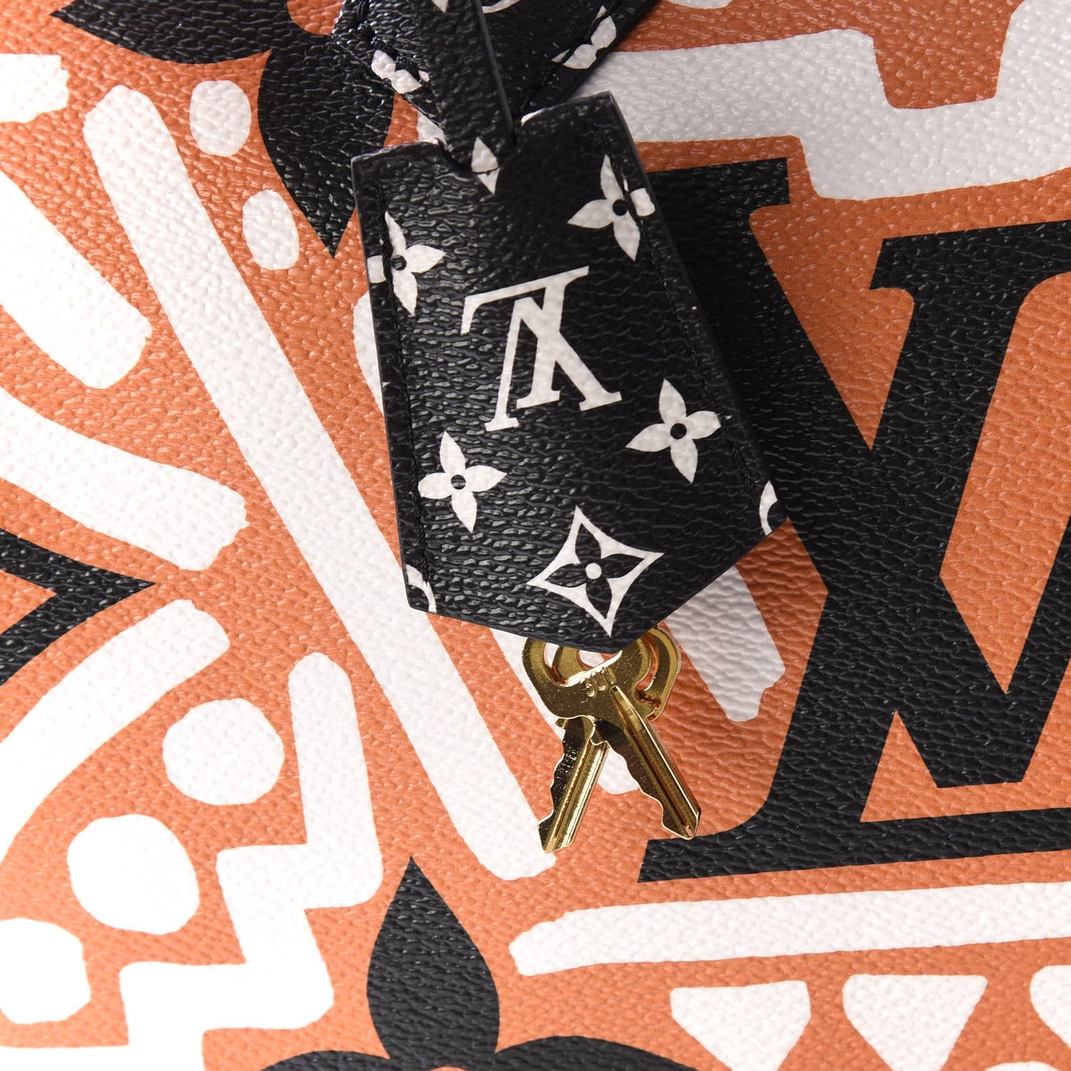 Louis Vuitton Monogram Giant Crafty Speedy Bandouliere 25 Creme Caramel 9 of 10