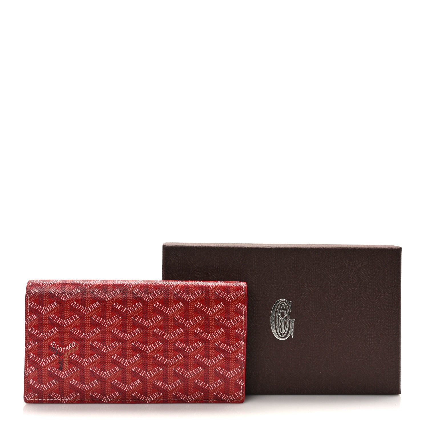 Goyard Goyardine Richelieu Wallet Red 9 of 9