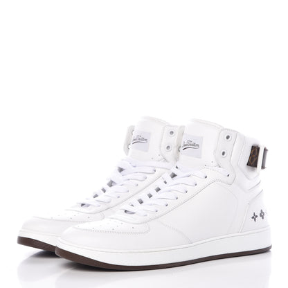 Louis Vuitton Calfskin Rivoli High Top Sneakers 8 White 3 of 12