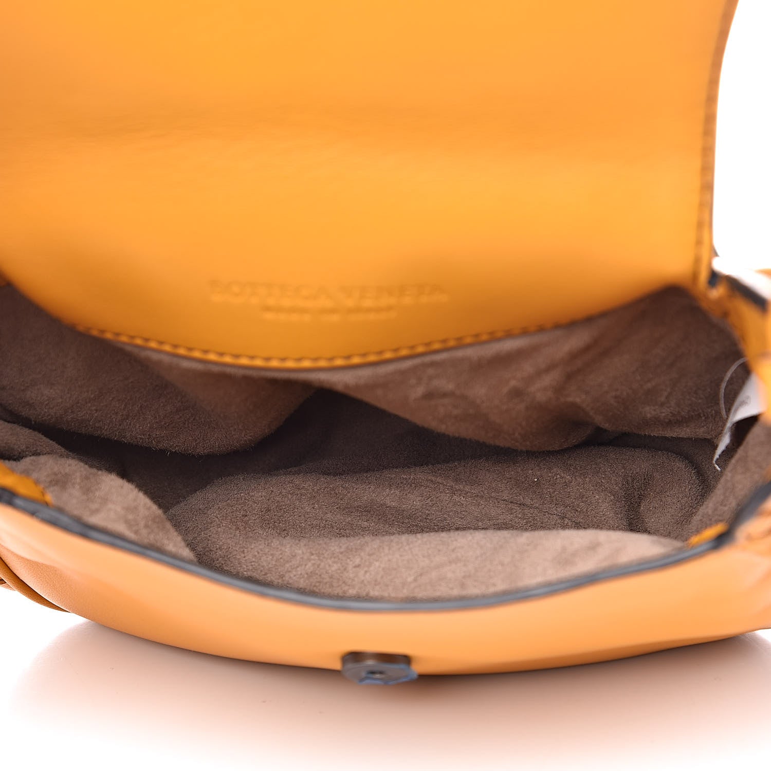 Bottega Veneta Nappa Intrecciato Small Nodini Flap Crossbody Marigold 5 of 10