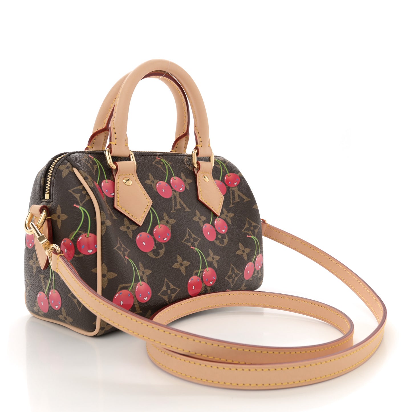 LV X TM Monogram Cerises Speedy Bandouliere 20