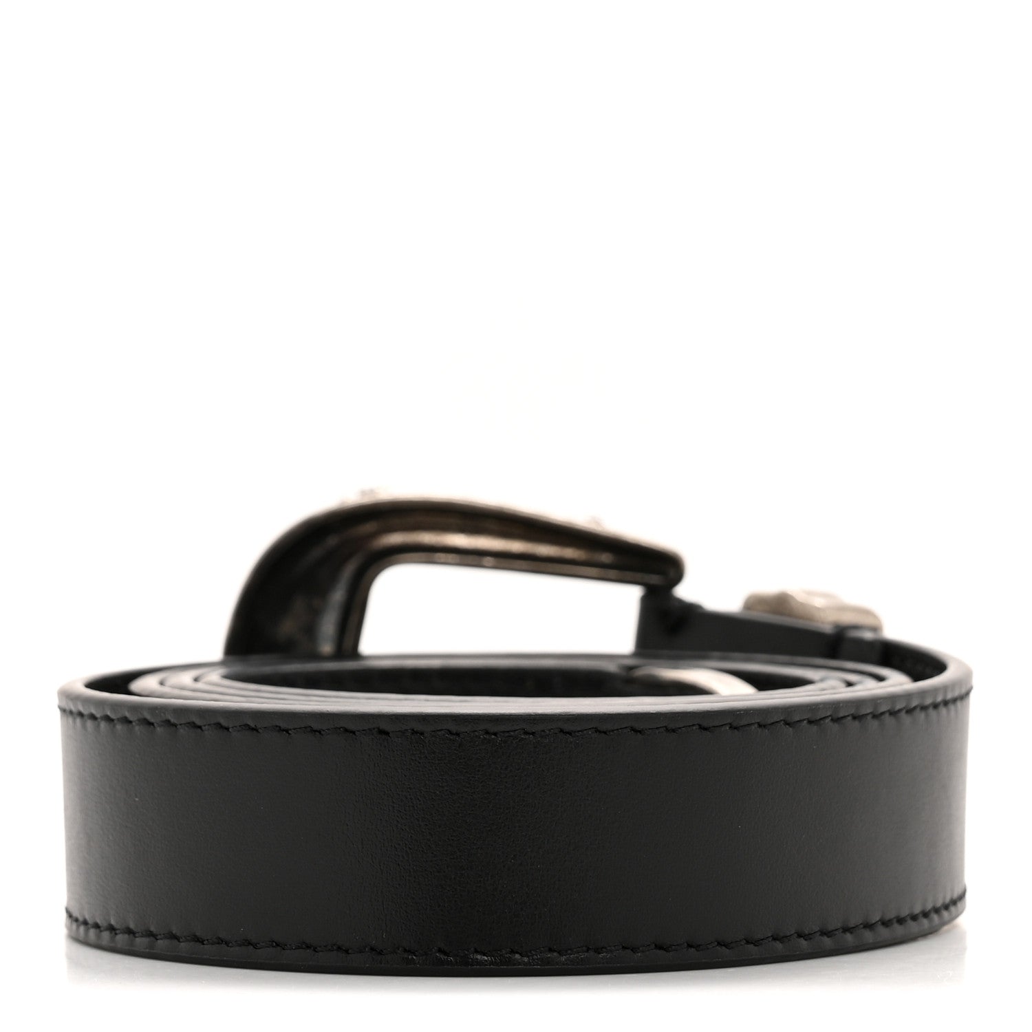 Louis Vuitton Calfskin 25mm Western Belt 90 36 Black 2 of 7