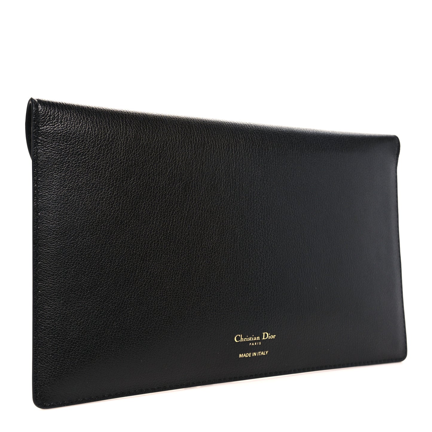 Goatskin Saddle Pouch Black