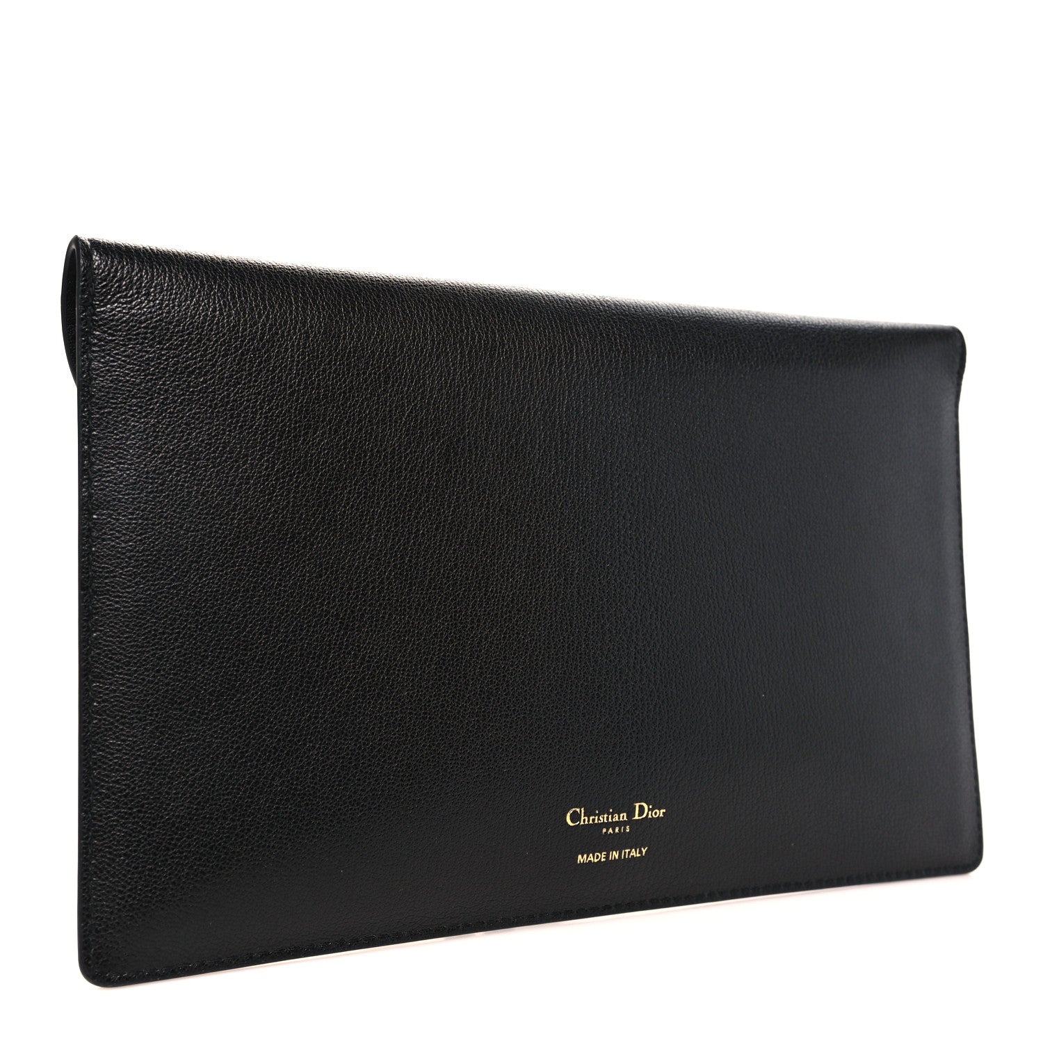 Christian Dior Goatskin Saddle Pouch Black 3 of 8
