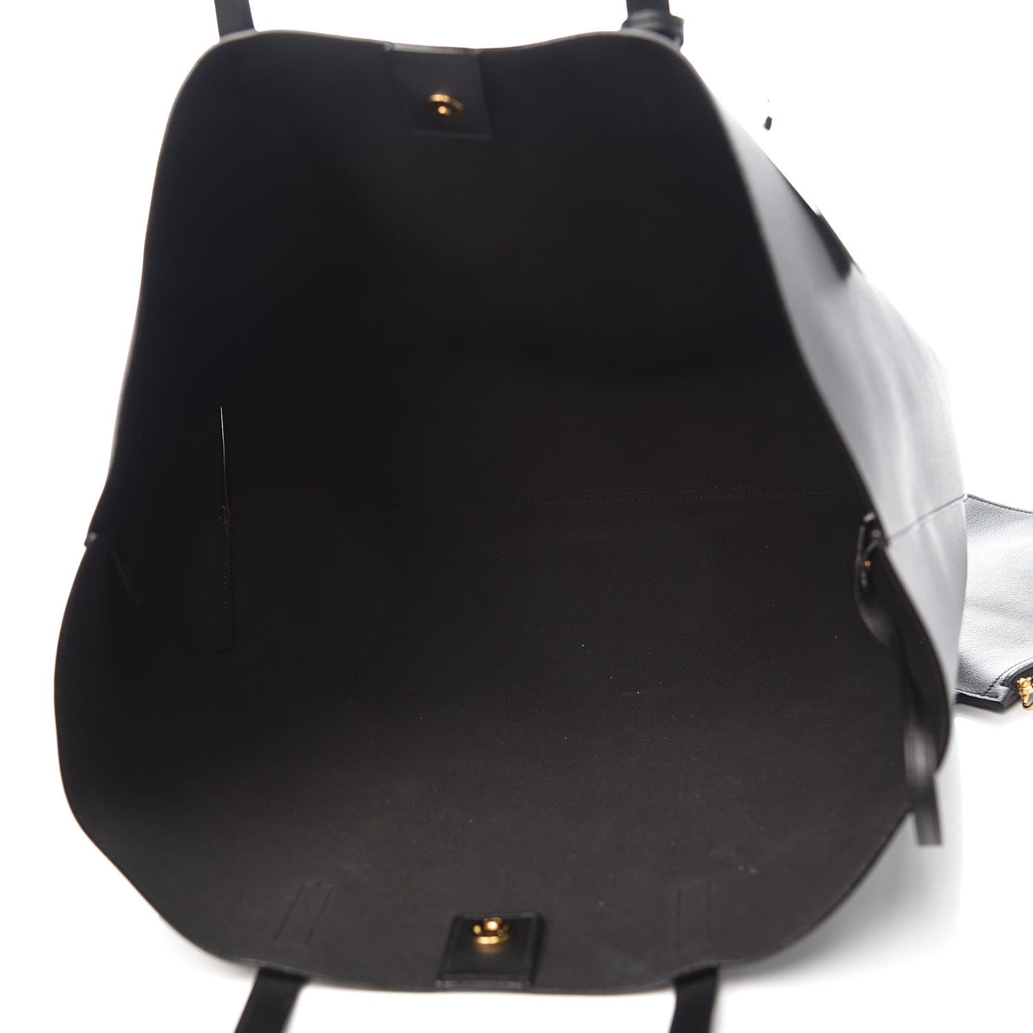 Saint Laurent Calfskin Large Shopping Tote Black 6 of 8