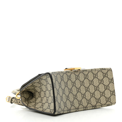 Balenciaga X GUCCI GG Supreme Monogram Small Hourglass Top Handle Bag Beige Ebony 4 of 13