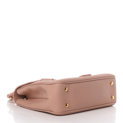 Burberry Trench Calfskin Medium DK88 Top Handle Bag Ash Rose 5 of 12