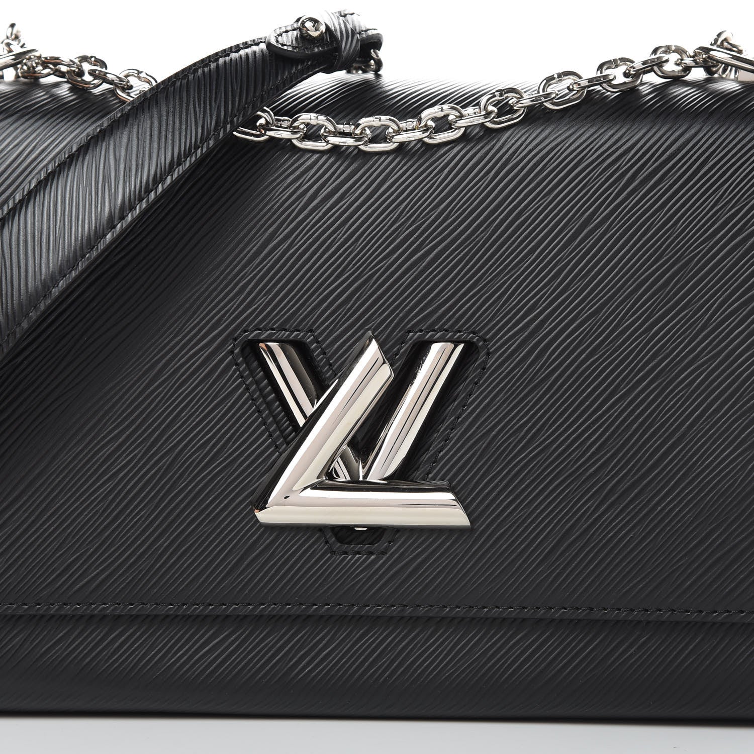 Louis Vuitton Epi Twist Shoulder Bag MM Black 8 of 11