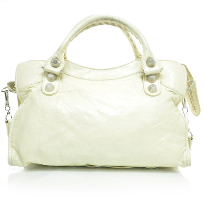 Balenciaga Agneau Giant 21 Silver Hardware CIty White 3 of 10