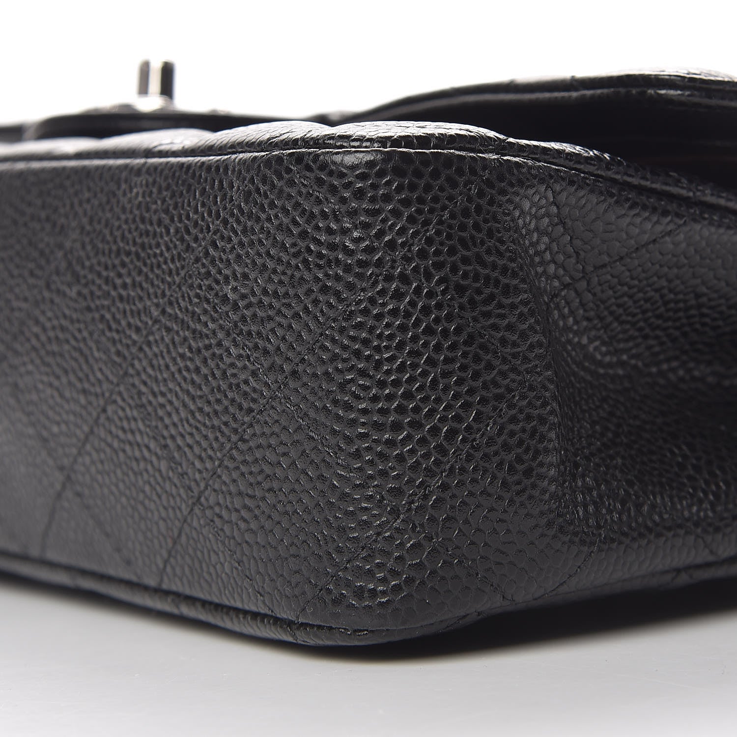 Chanel Caviar Quilted Medium Double Flap Black 10 of 14