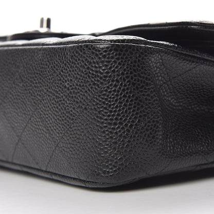Chanel Caviar Quilted Medium Double Flap Black 10 of 14