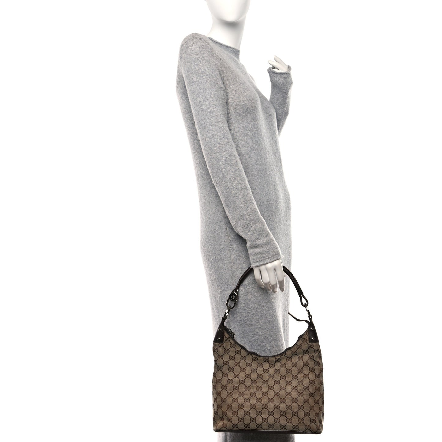 Monogram Shoulder Bag Dark Brown