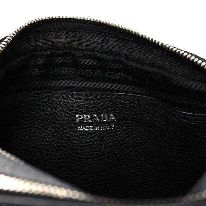 Prada Vitello Daino Soft Camera Crossbody Black 7 of 11