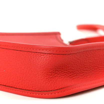 Hermes Taurillon Clemence Evelyne TPM Rouge De Coeur 11 of 11