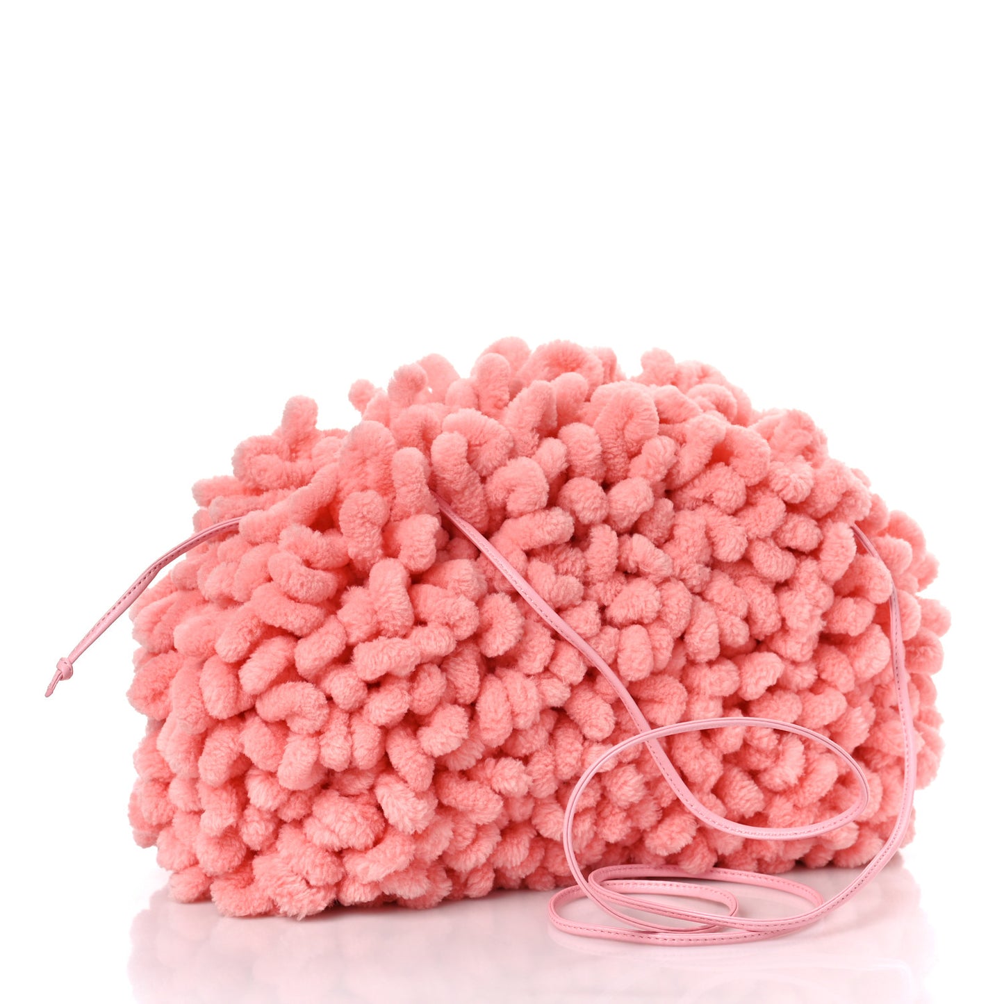 Chenille The Mini Pouch Pink