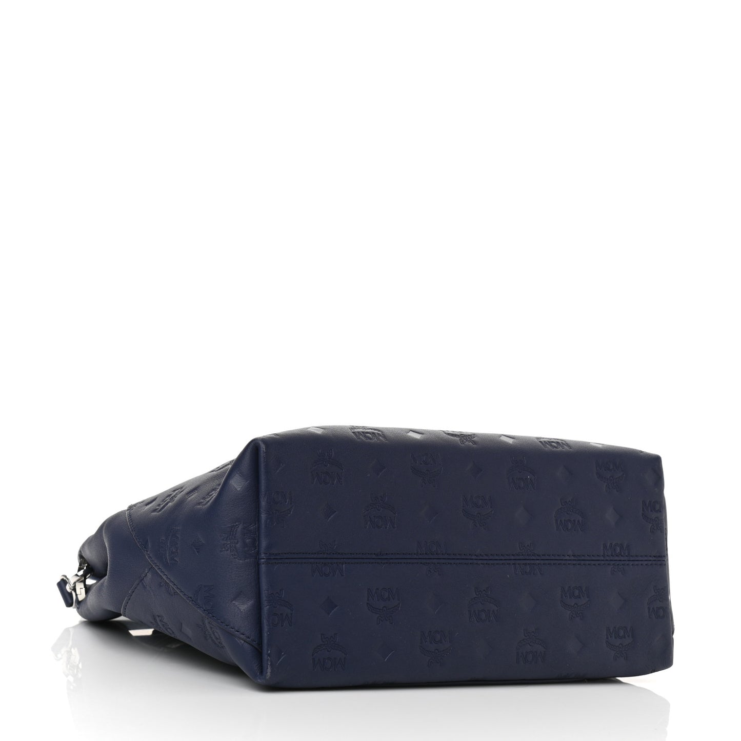 Calfskin Ottomar Monogram Medium Klara Hobo Navy Blue