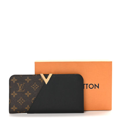 Louis Vuitton Monogram Calfskin Kimono Wallet Black 8 of 8