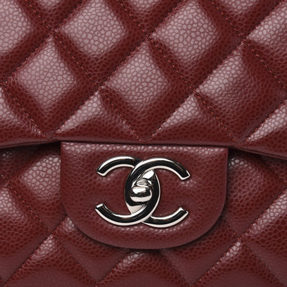 Chanel Caviar Quilted Maxi Double Flap Red 10 of 14