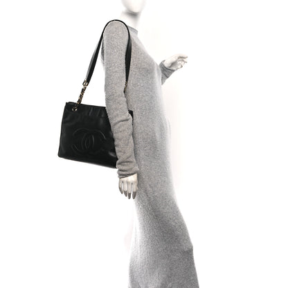 Chanel Lambskin CC Shoulder Bag Black 2 of 9