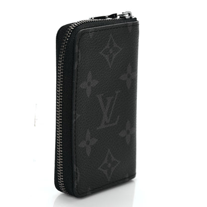 Louis Vuitton Monogram Eclipse Zippy Coin Purse Vertical 3 of 7