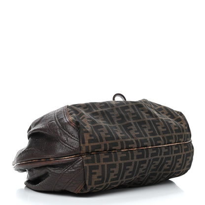 Fendi Zucca Nappa Nuvolata Vitello Tortuga Spy Tobacco Moro 4 of 12