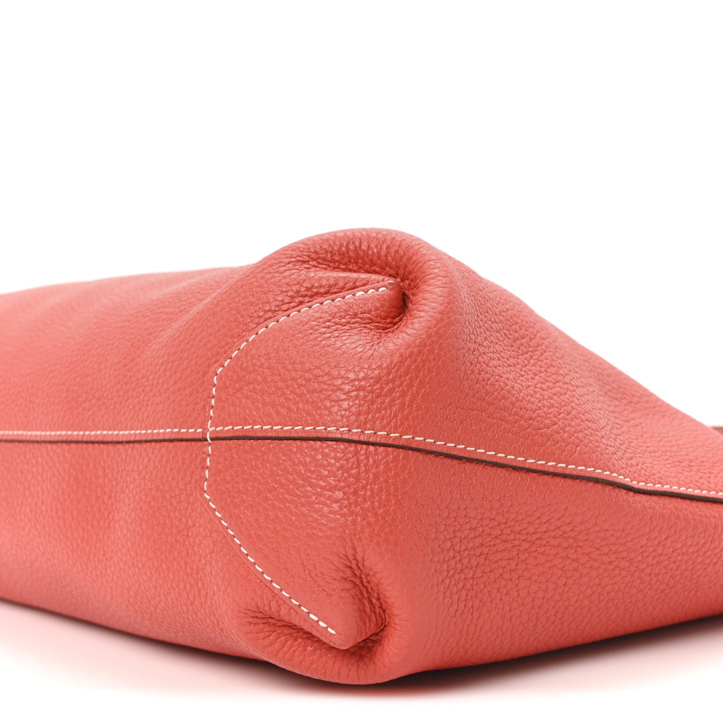 Taurillon Clemence Swift Double Sens 45 Reversible Tote Sanguine Rouge Pivoine