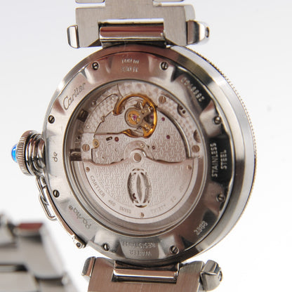 Cartier Stainless Steel 38mm Pasha C GMT Chronograph Automatic Watch 6 of 10