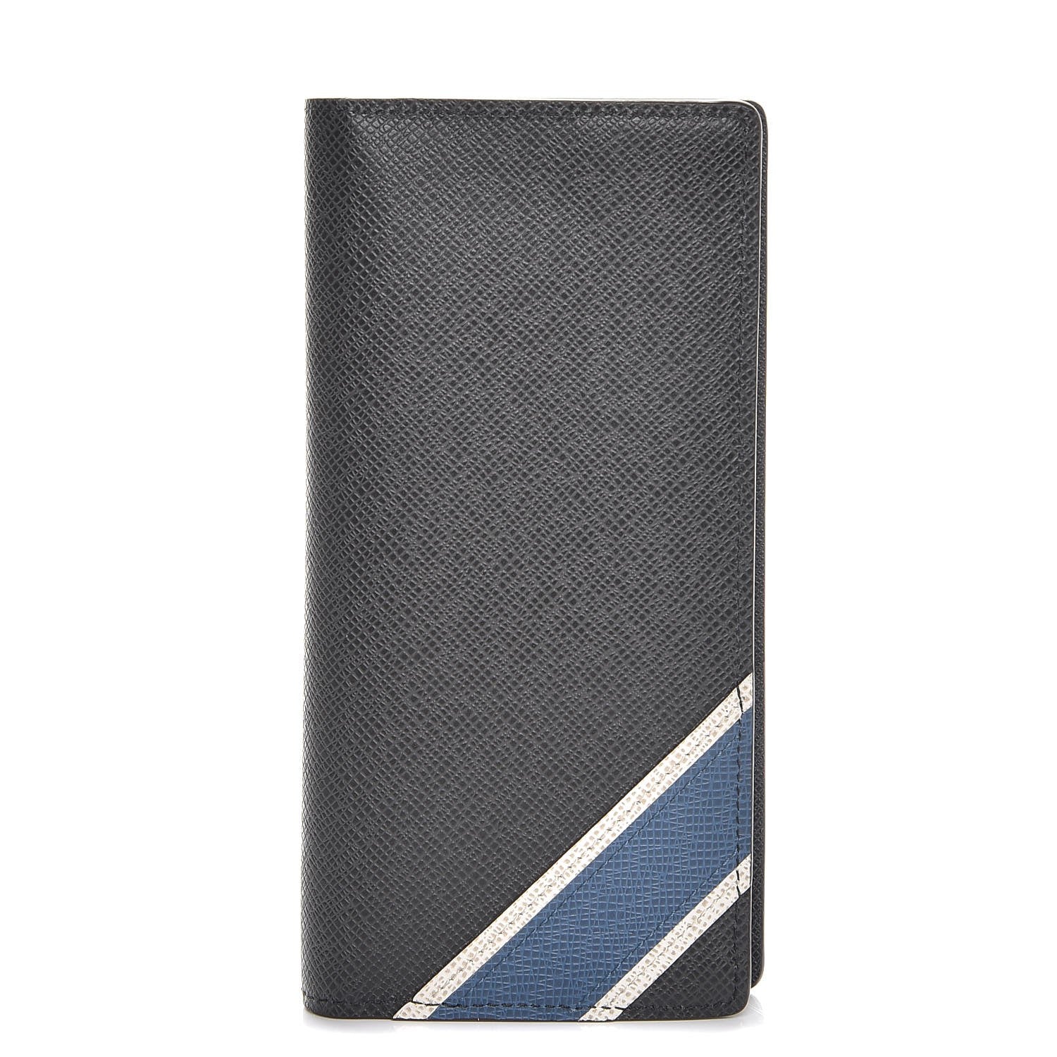 Louis Vuitton Taiga Stripe Brazza Wallet Ardoise 1 of 8