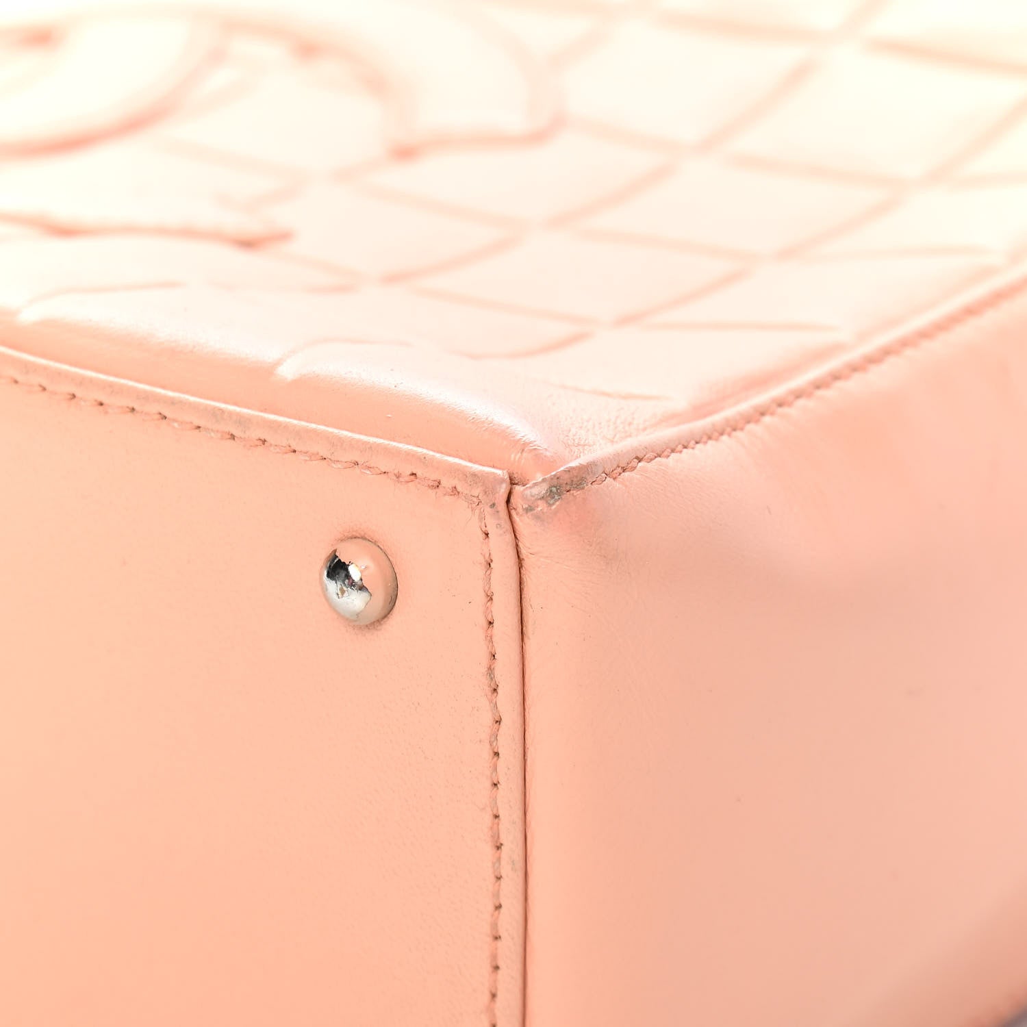 Chanel Lambskin Quilted Chocolate Bar Shoulder Bag Light Pink 10 of 14