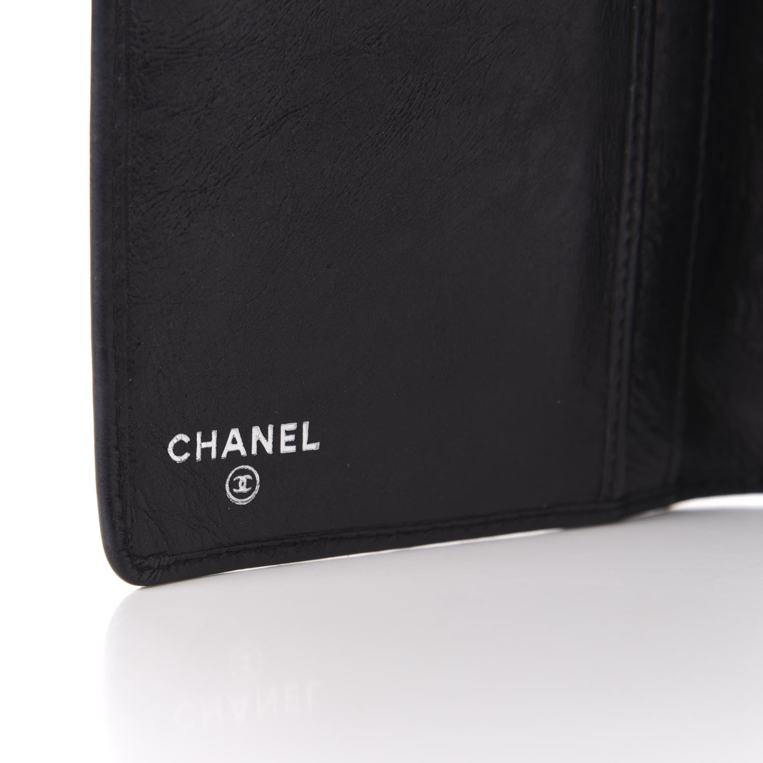 Chanel Calfskin Quilted Cambon Yen Wallet Black 6 of 7