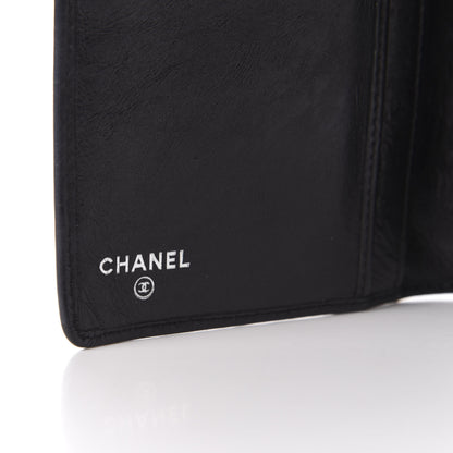 Chanel Calfskin Quilted Cambon Yen Wallet Black 6 of 7