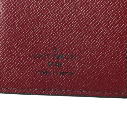 Louis Vuitton Damier Ebene Juliette Wallet Bordeaux Black 7 of 9